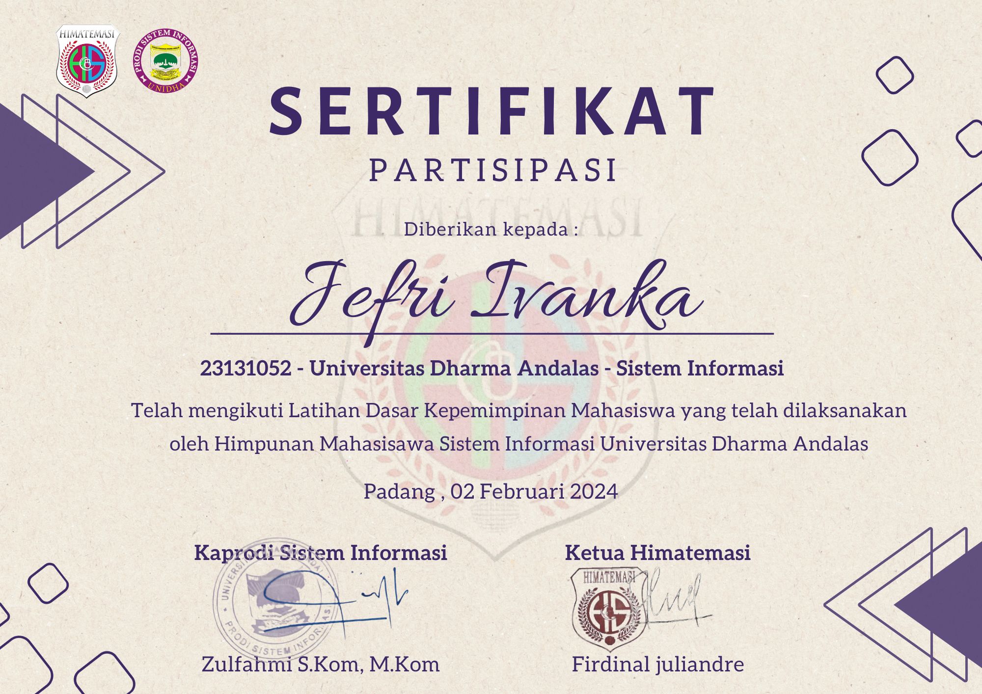 Sertifikat 5